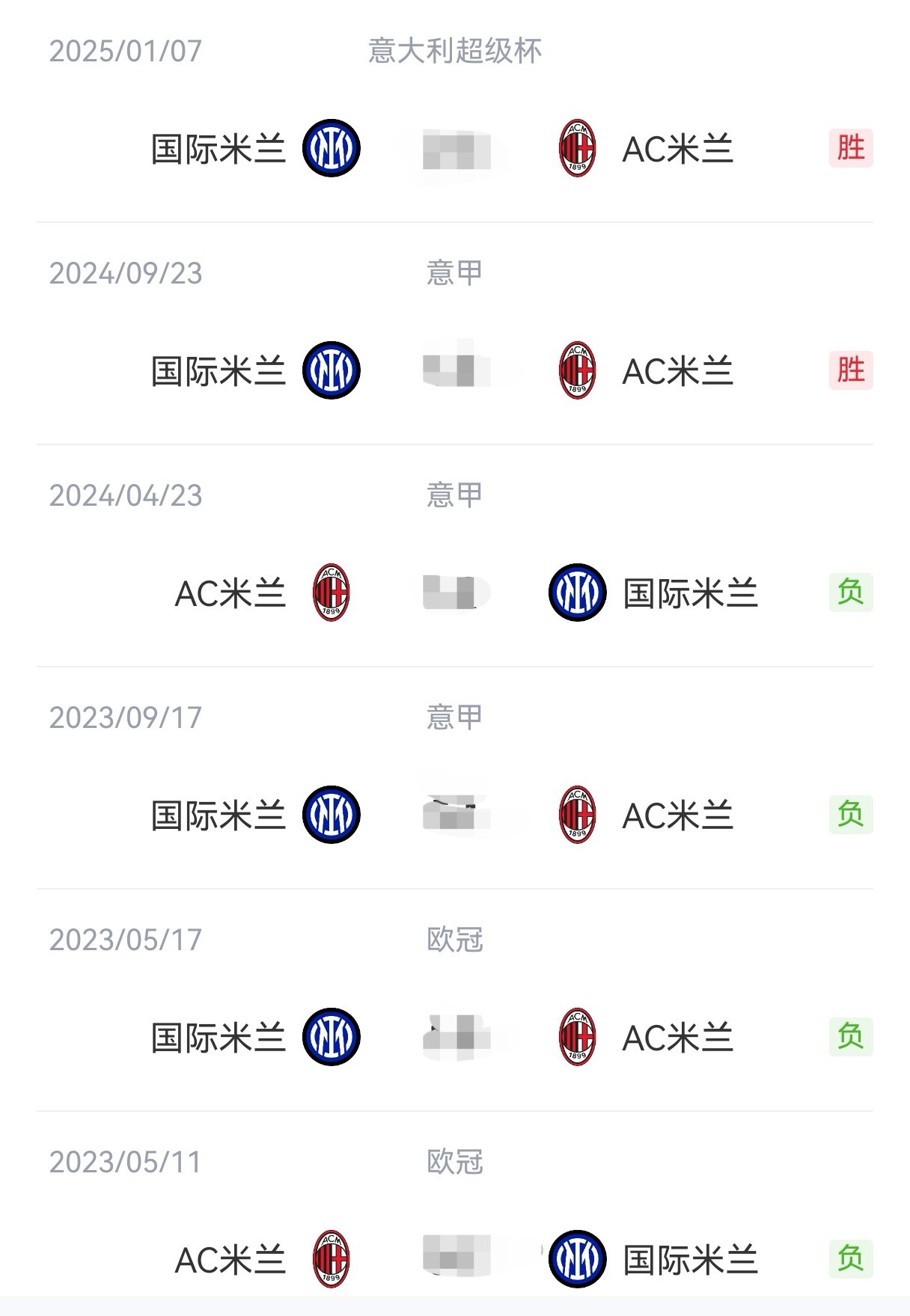 关于米兰德比上演：AC米兰对阵国米的信息